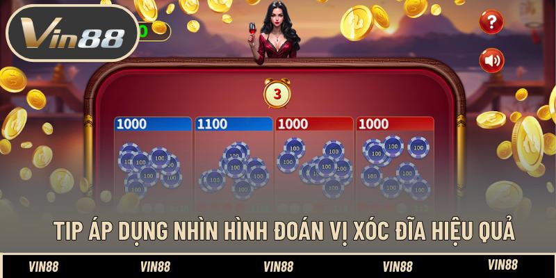 Tip áp dụng nhìn hình đoán vị xóc đĩa hiệu quả