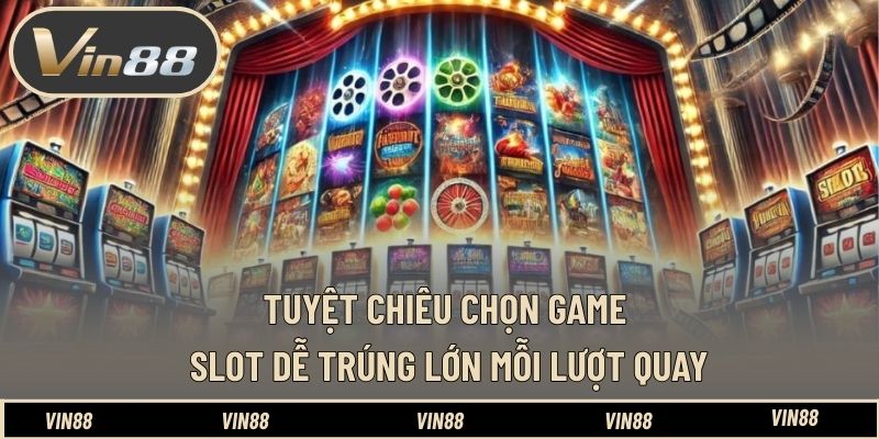 Tuyệt chiêu chọn game slot dễ trúng lớn mỗi lượt quay Tuyệt chiêu chọn game slot dễ trúng lớn mỗi lượt quay